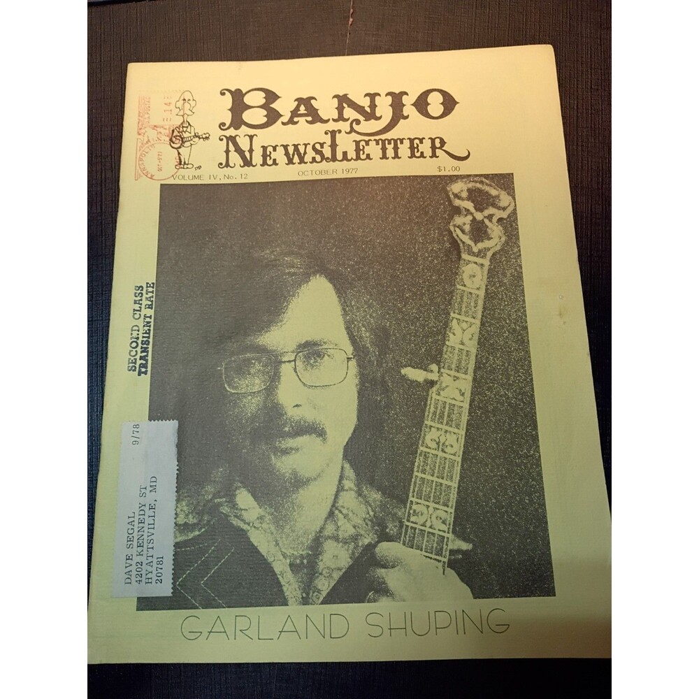 Lot of 4 Banjo Newsletters 5-String Vintage Magazine Aug/Oct 1977, May/Sept 1979 - Picture 4 of 9